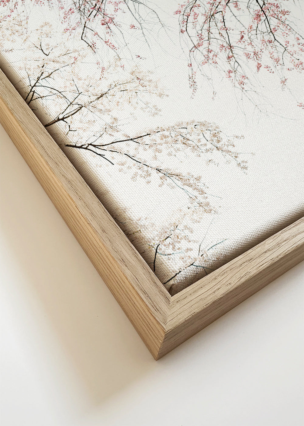 Botanische poster · waterval van kersenbloesem
