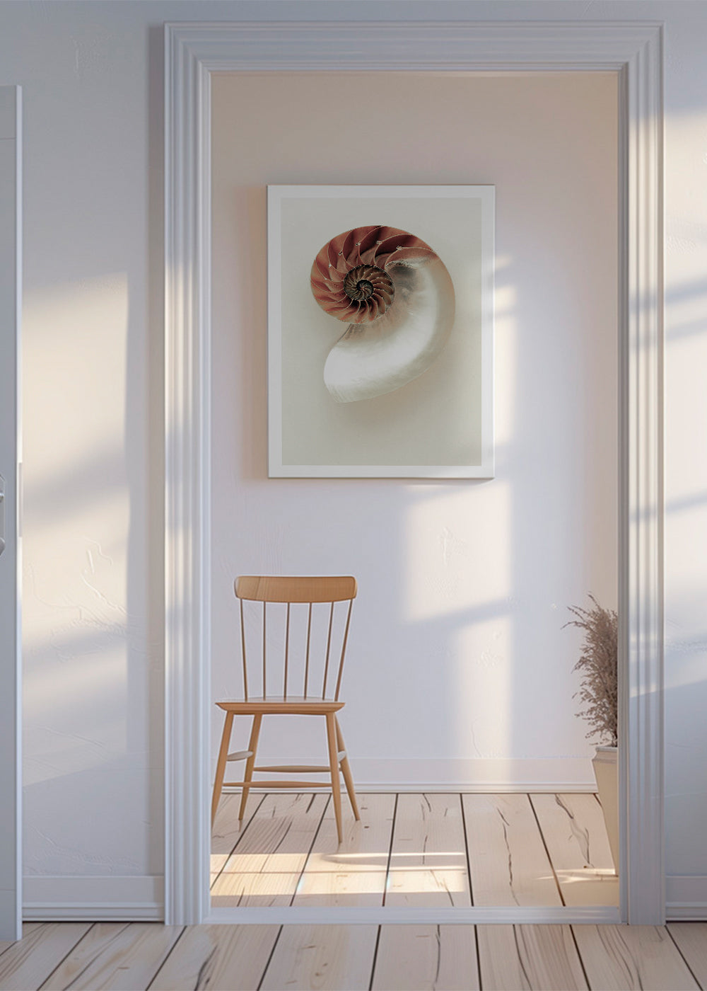 Fotografie van nautilus-spiraal