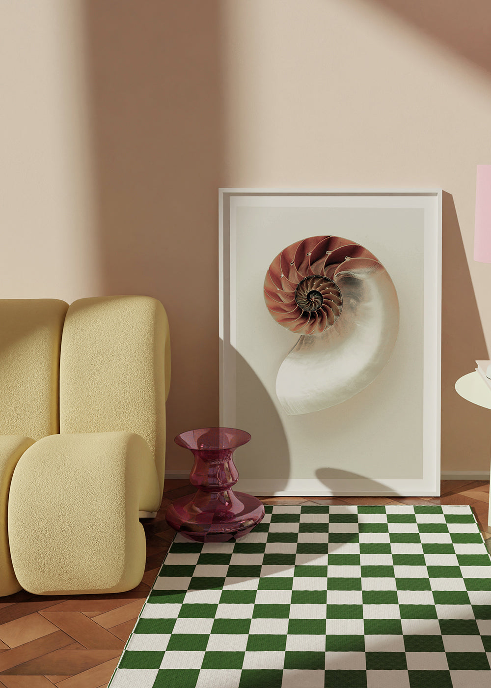 Fotografie van nautilus-spiraal