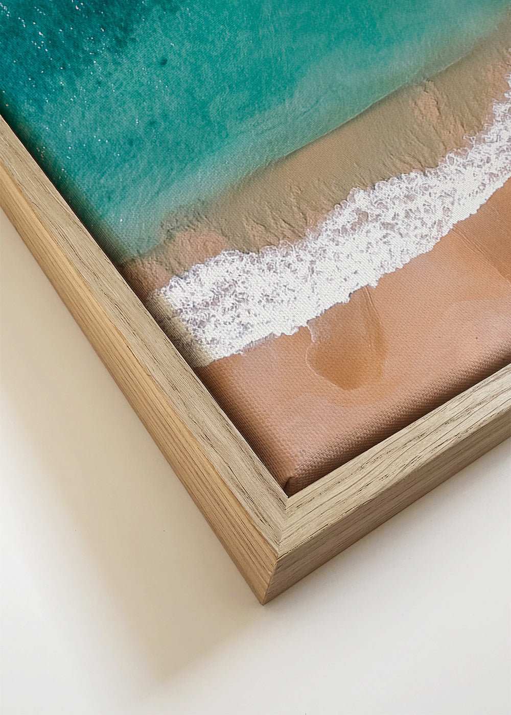 Landschap kunst: luchtfoto van het strand