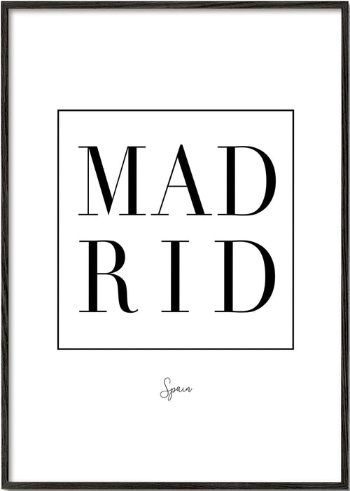 Stadskunst Madrid serif typografie