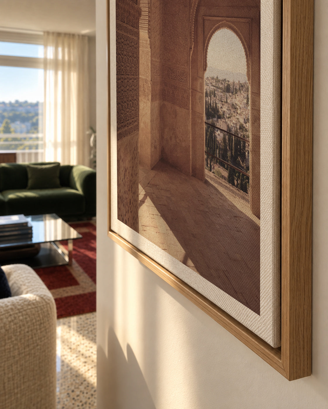Alhambra - Framed canvas detail