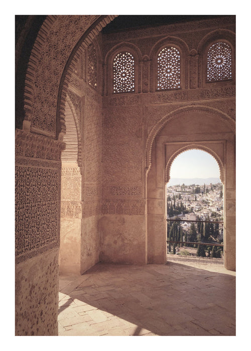 Keuken kunst met Moorse boog in de Alhambra