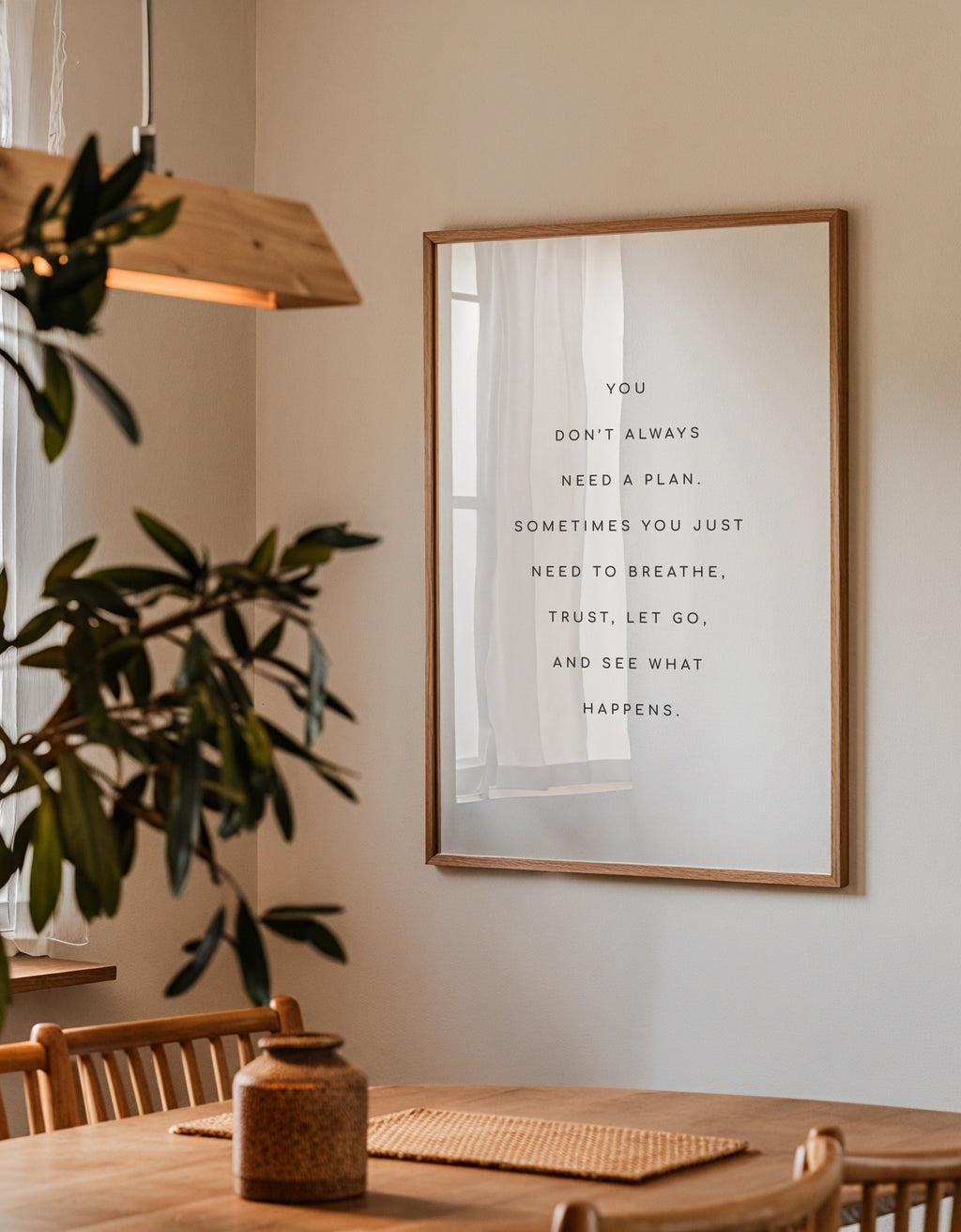 Plan quote - Framed poster detail