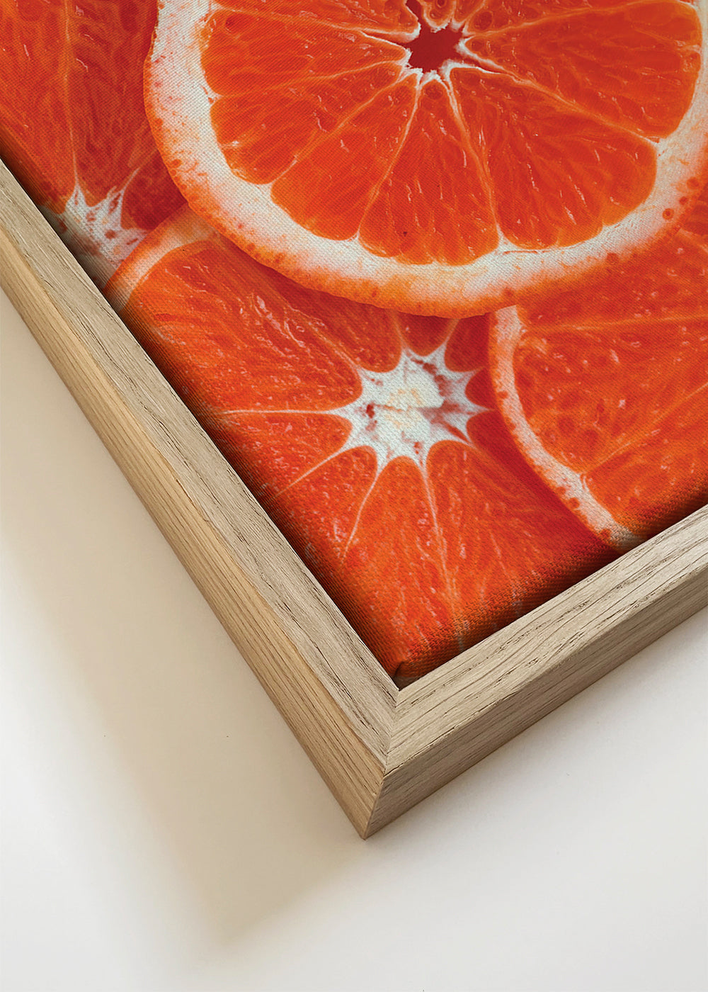 Keuken kunst met sinaasappelschijfjes