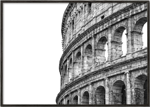 Reisposter Colosseum zwart-wit