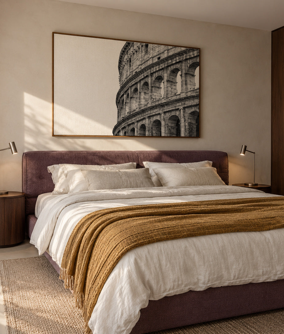 Coliseum - Framed canvas in an interior