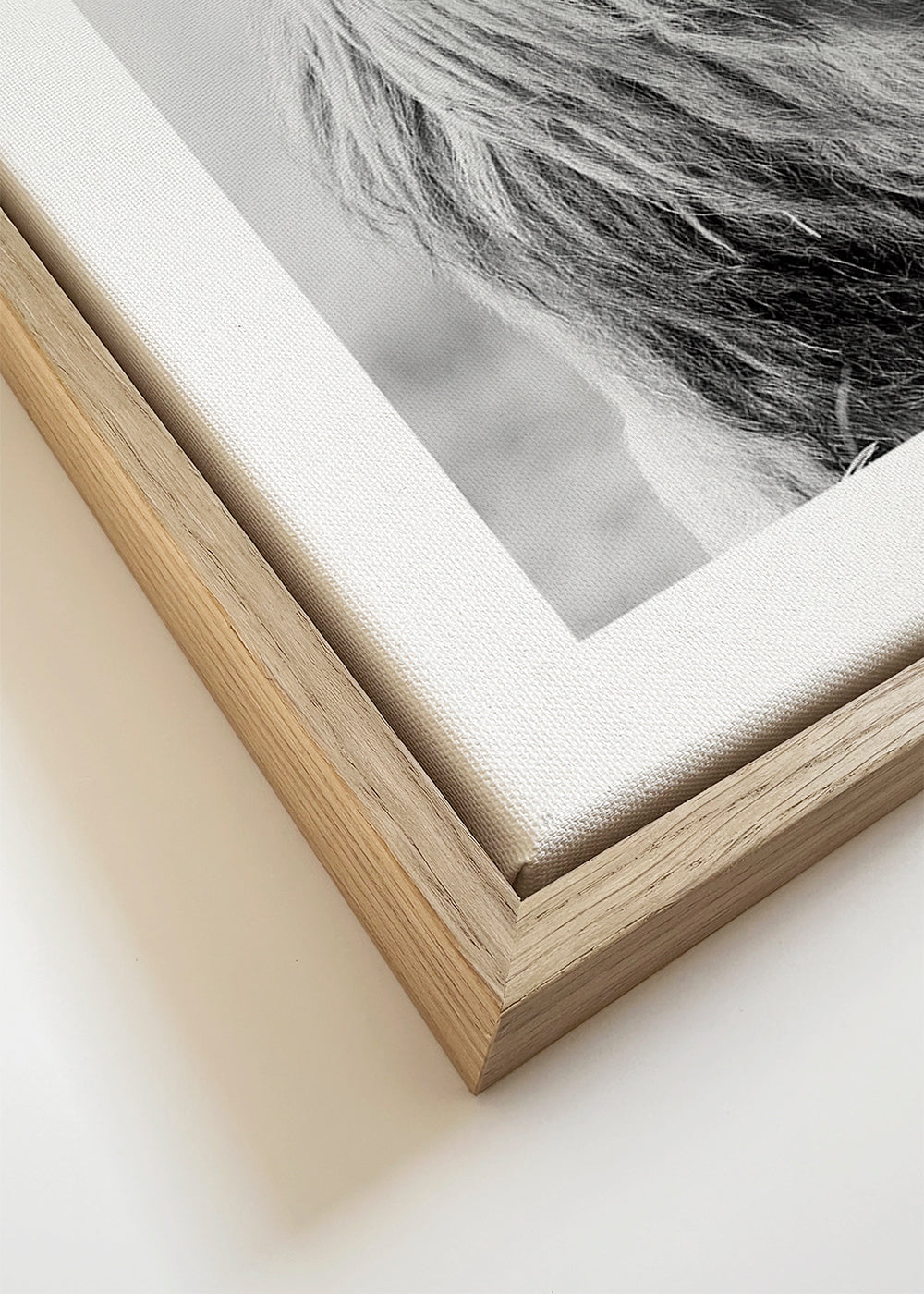 Artwork portret van een leeuw in zwart-wit
