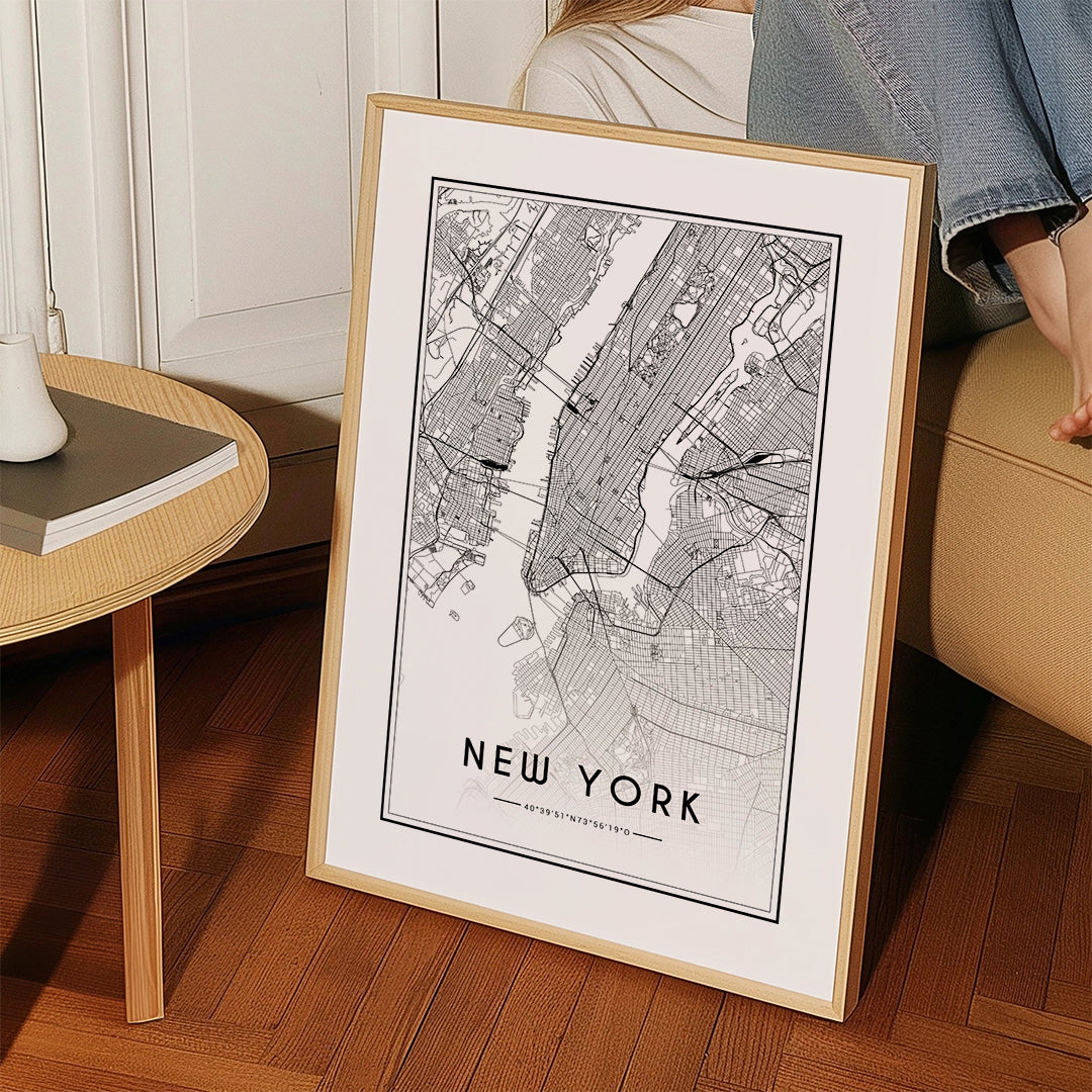 New York map