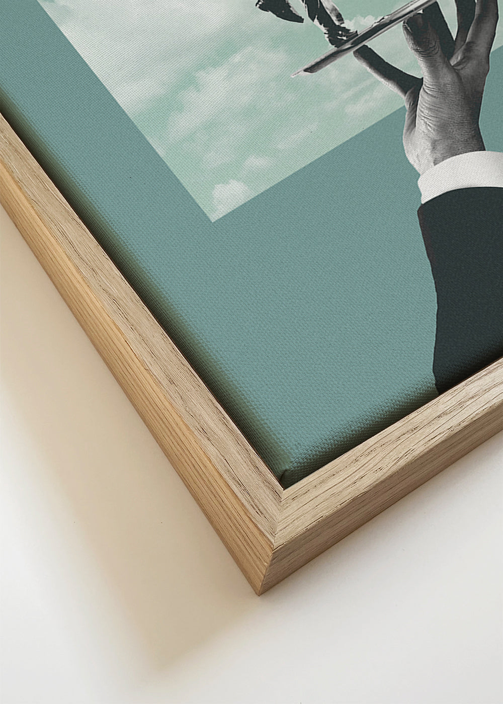 Botanische print: dansend paar met bloemen