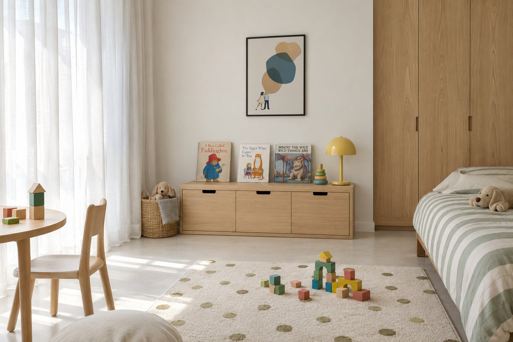 A thousand stories to tell - Framed poster in an interior