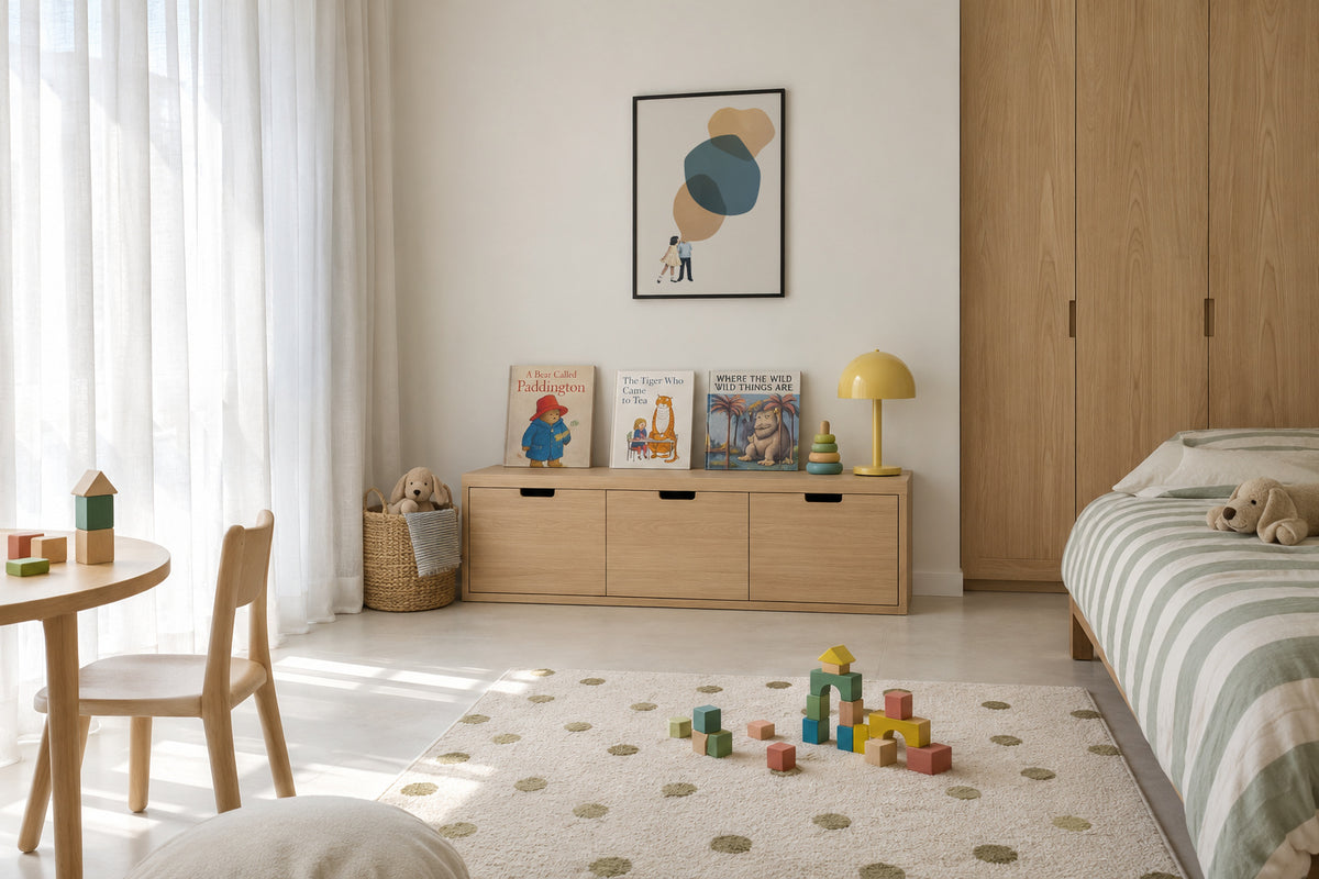 A thousand stories to tell - Framed poster in an interior