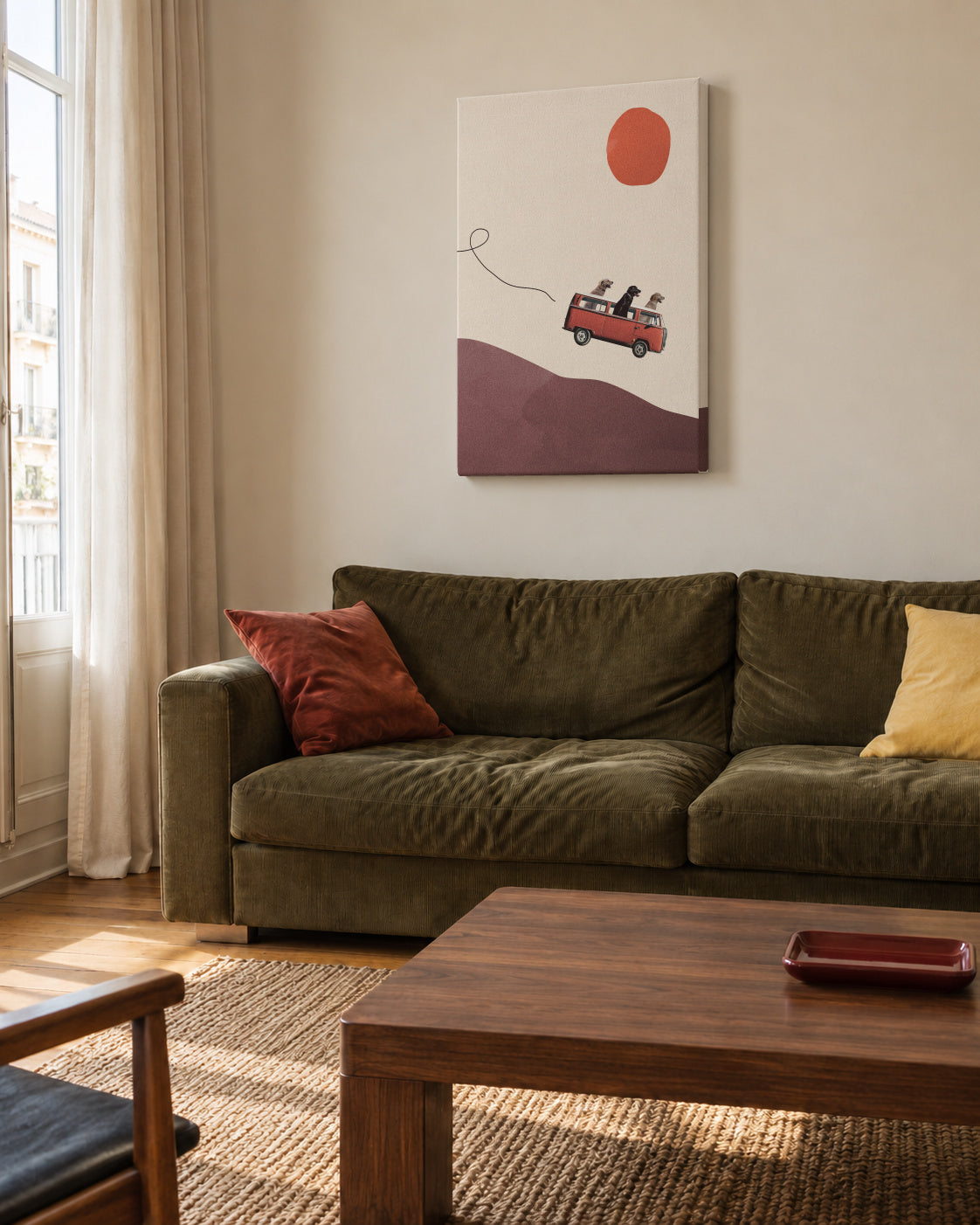 Adventure gang - Unframed canvas in an interior