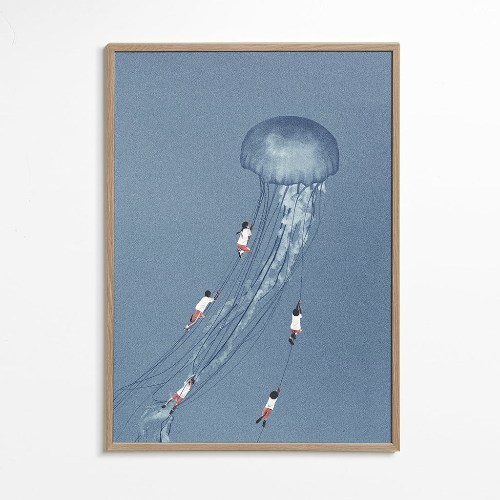 Kinderposter kwal met kinderen