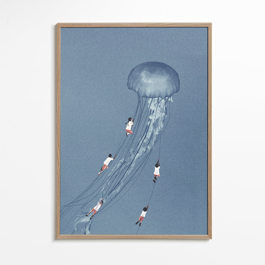 Kinderposter kwal met kinderen