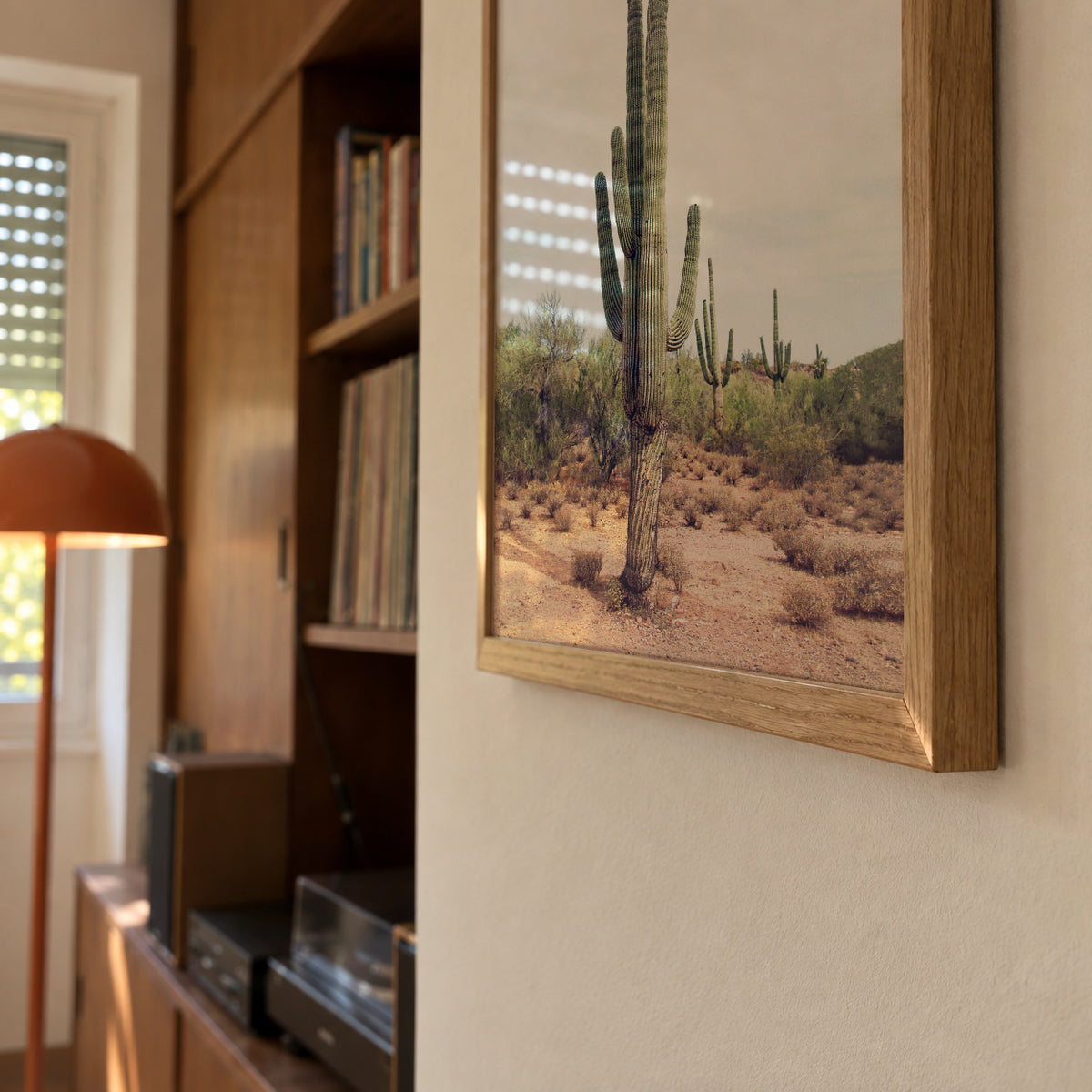 Desert cactus - Framed poster detail