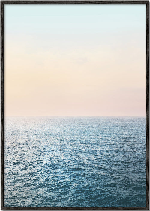 Landschap kunst: pastelkust horizon
