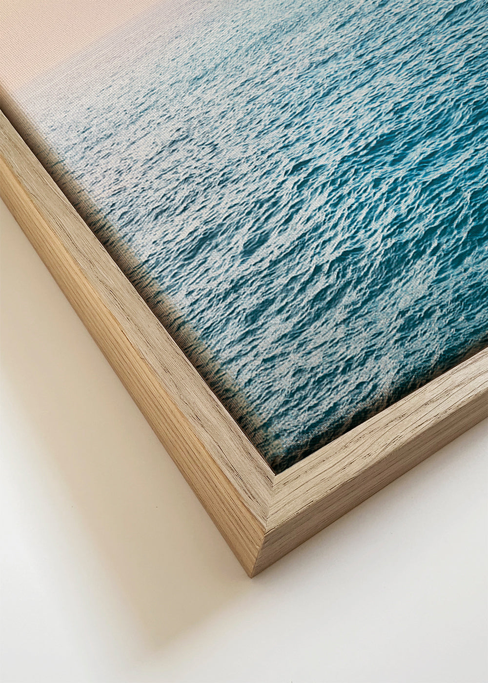 Landschap kunst: pastelkust horizon