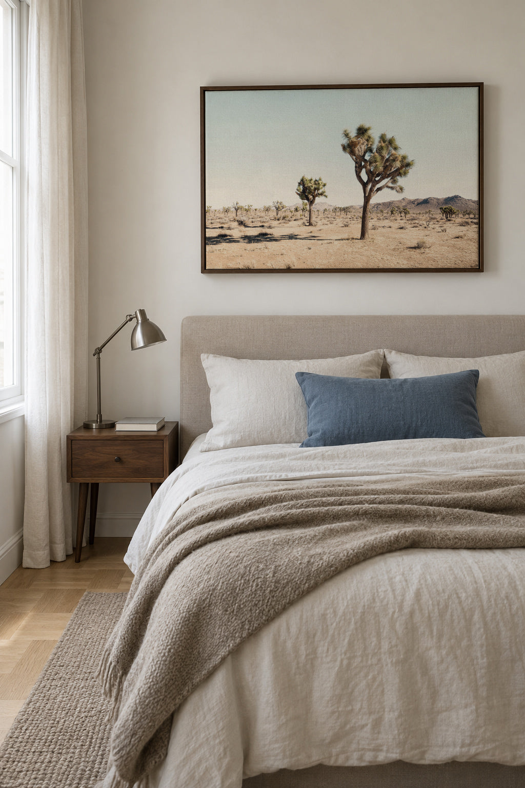 Joshua tree - Framed canvas in an interior