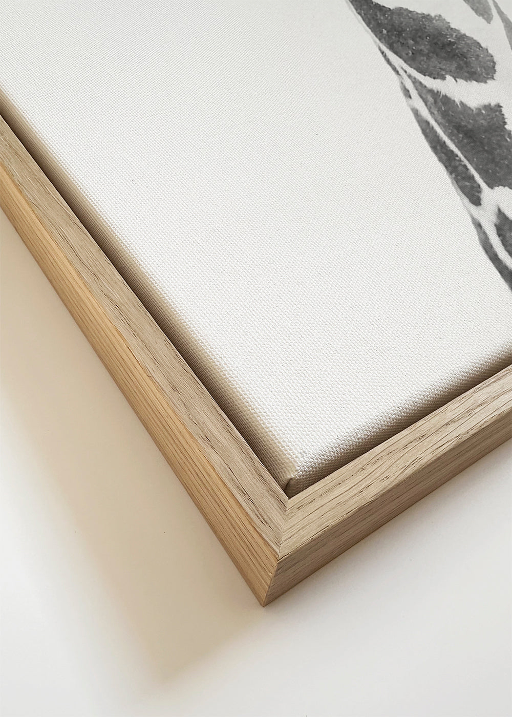 Giraffe zwart-wit poster