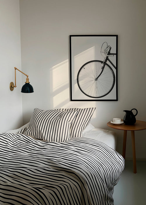 Sport kunst minimal fietswiel