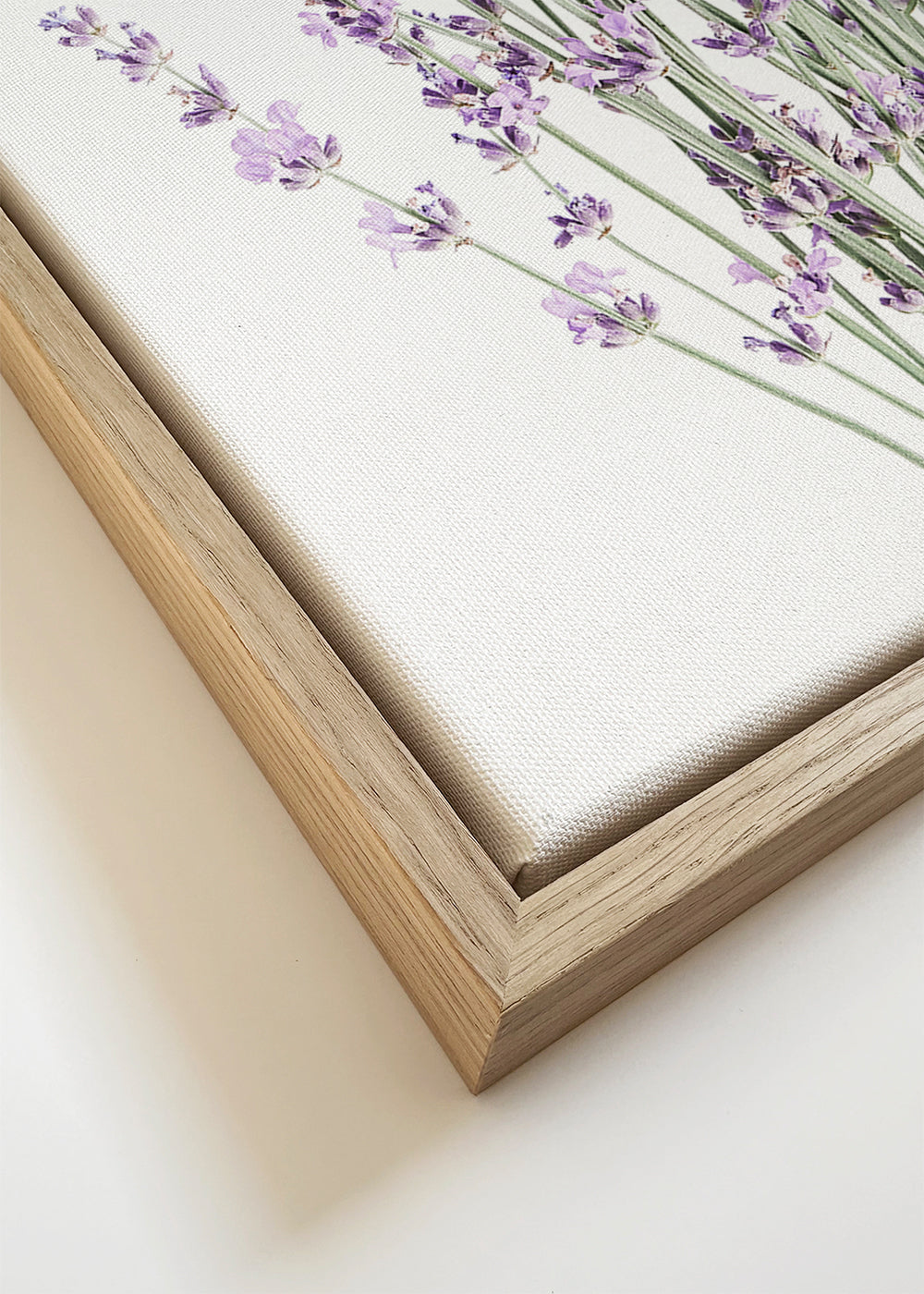 Botanische print: lavendelboeket