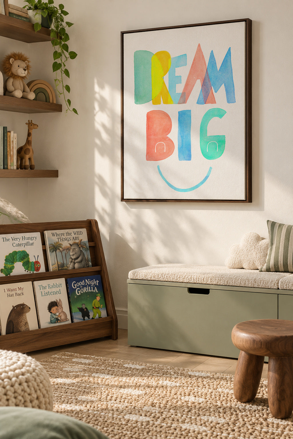 Dream Big - Framed canvas in an interior