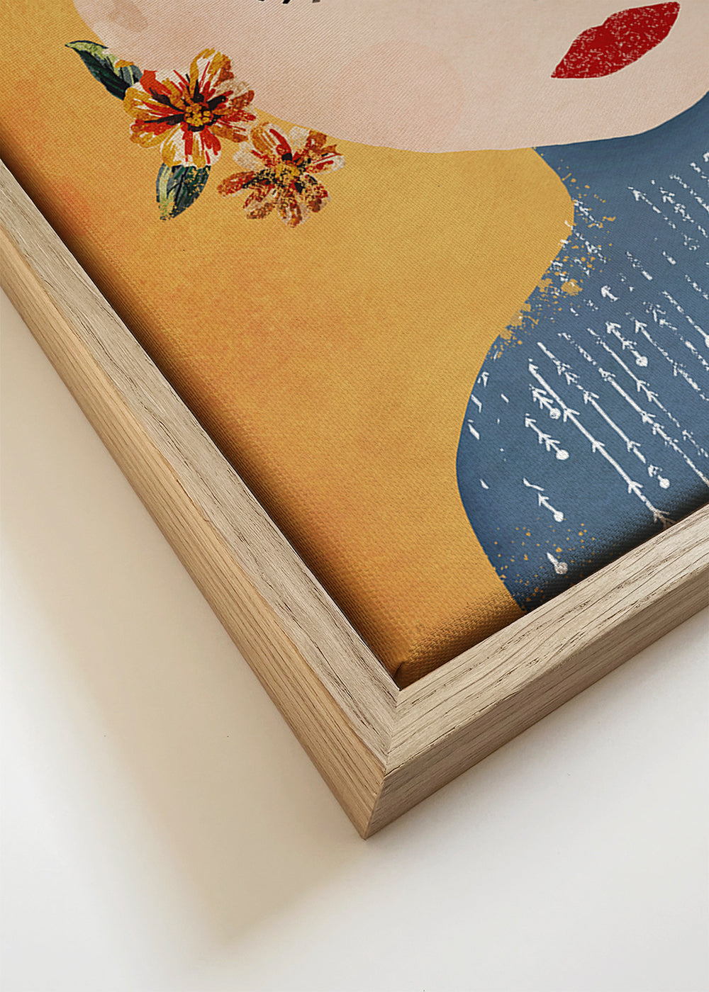 Illustratie Frida met bloemenkroon