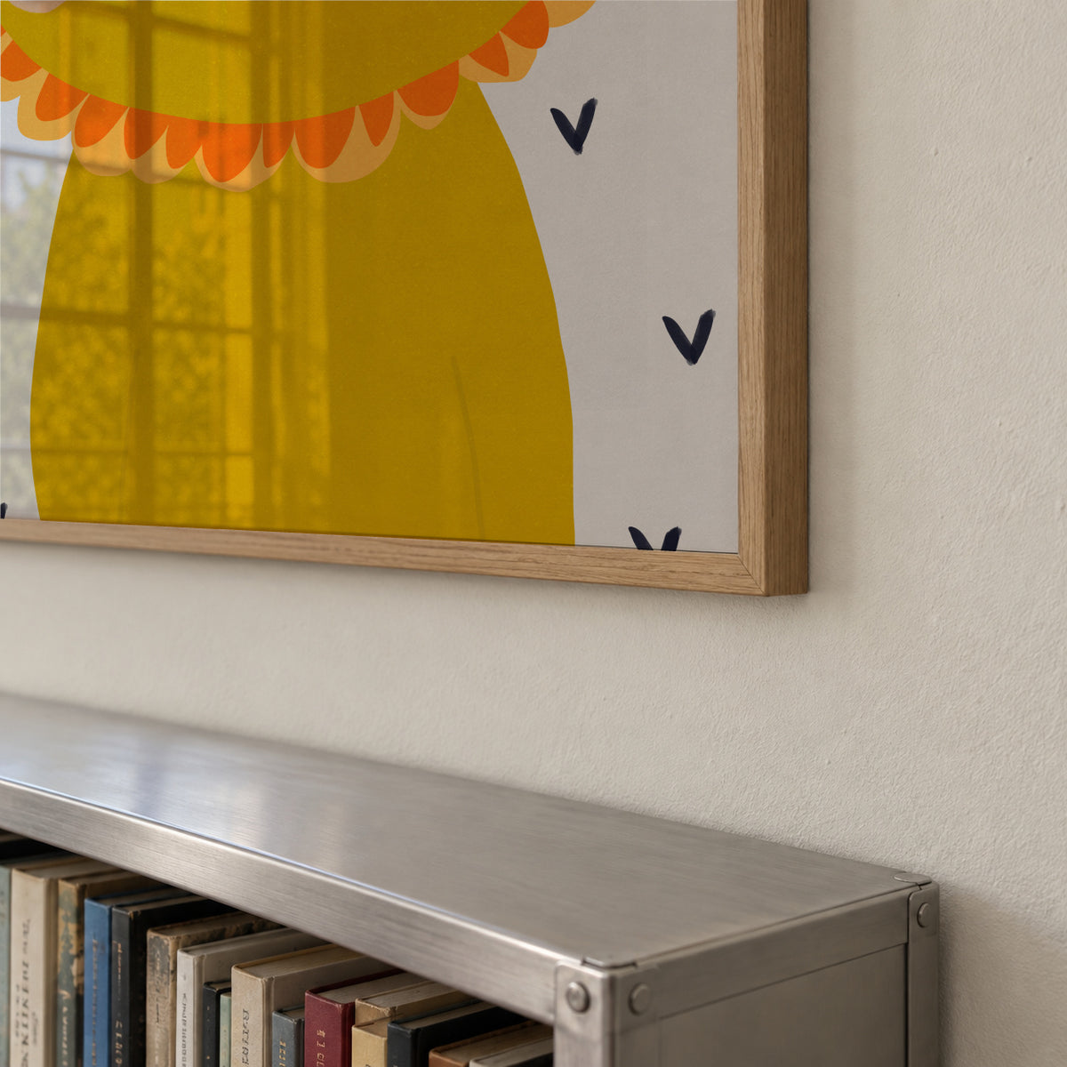 Little lion - Framed poster detail