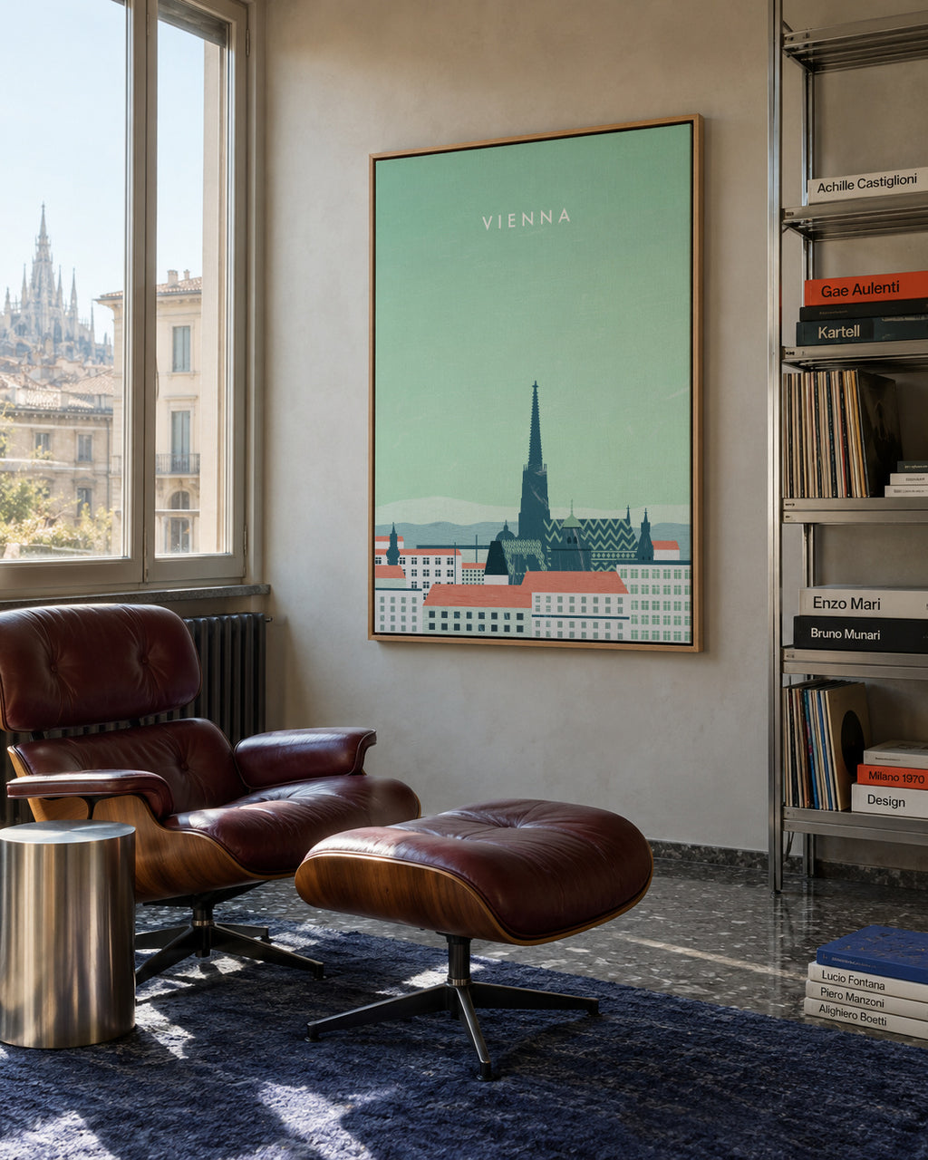 Vienna - Framed canvas in an interior