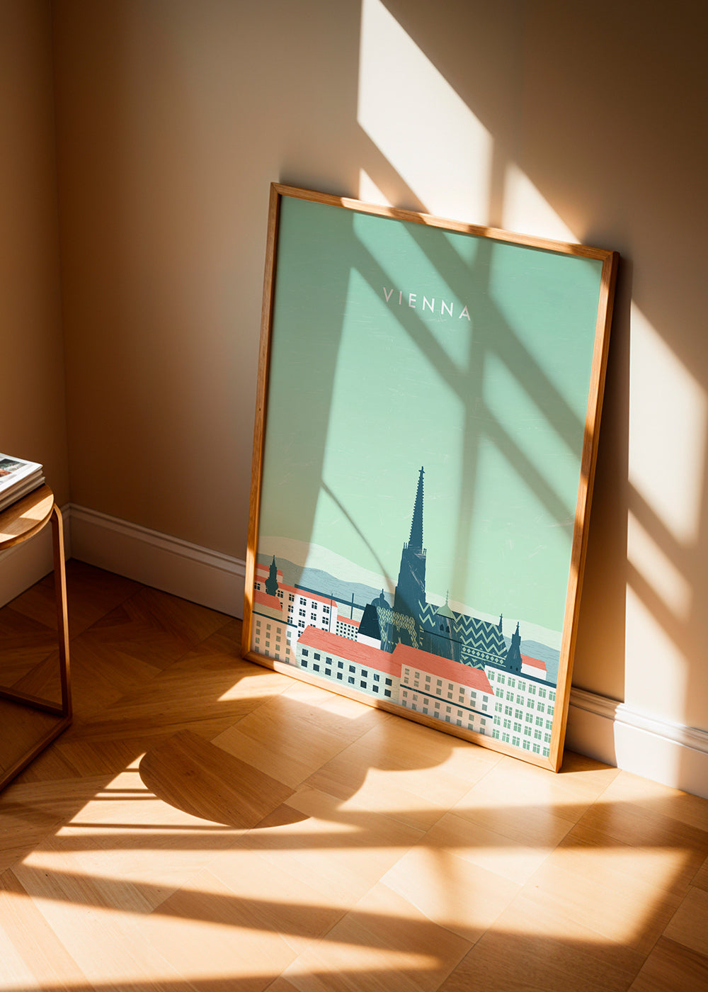 Keuken kunst Vienna gestileerde skyline