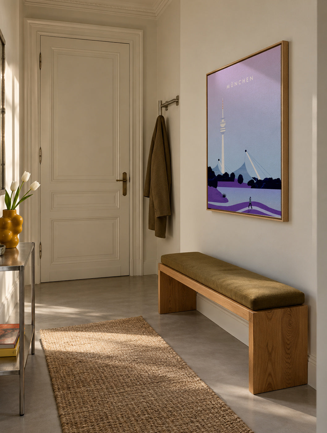 München - Framed canvas in an interior