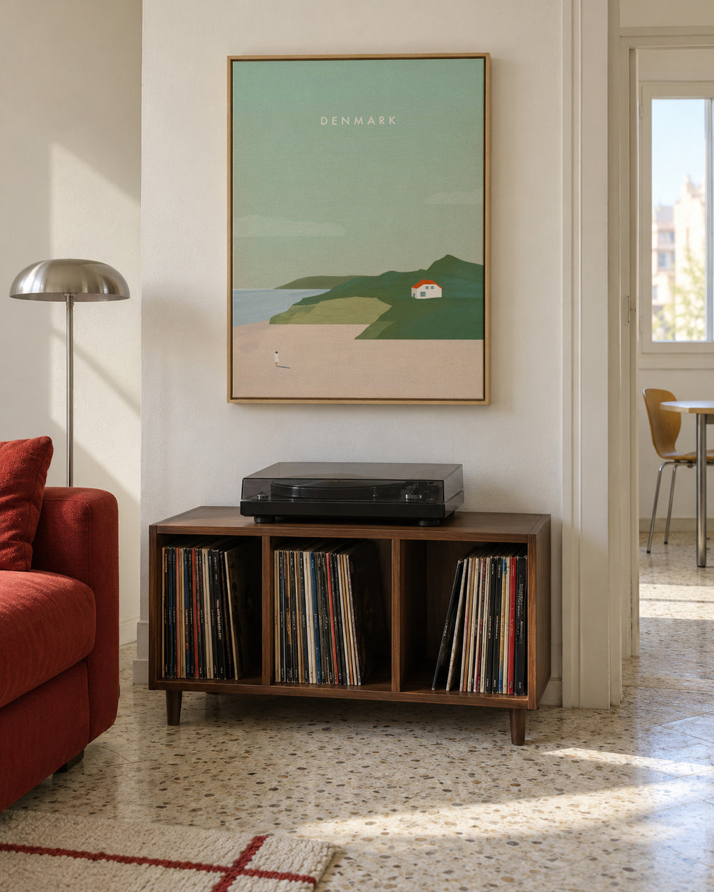 Denmark - Framed canvas in an interior