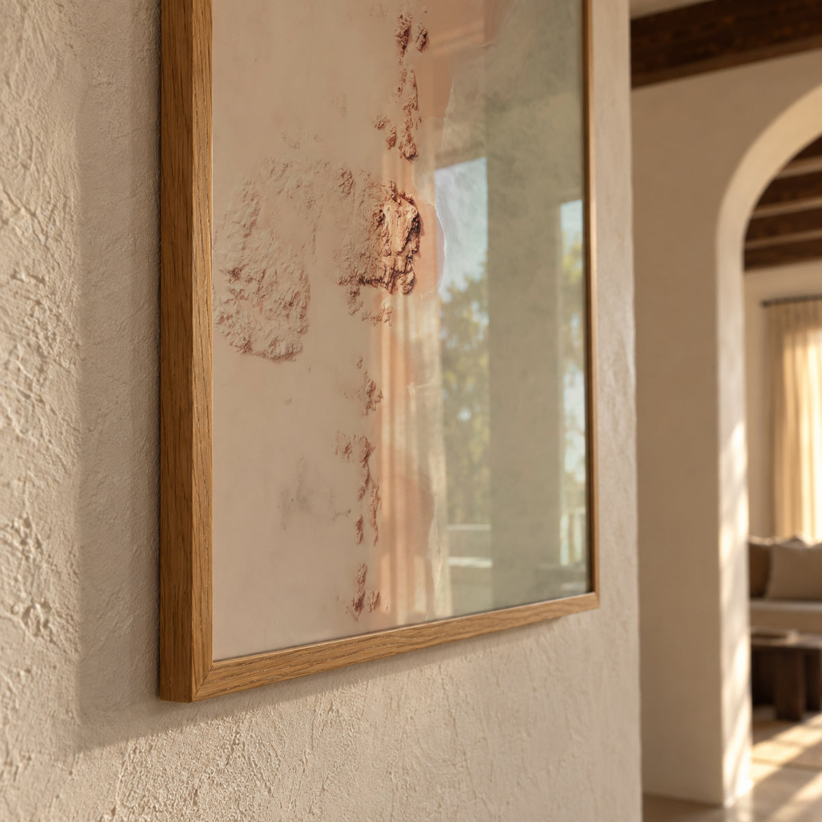 Mint champagne - Framed poster detail