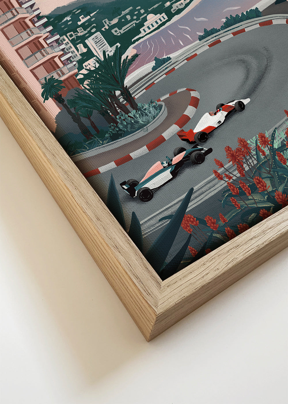 Sportkunst: kustracebocht van het Circuit van Monaco