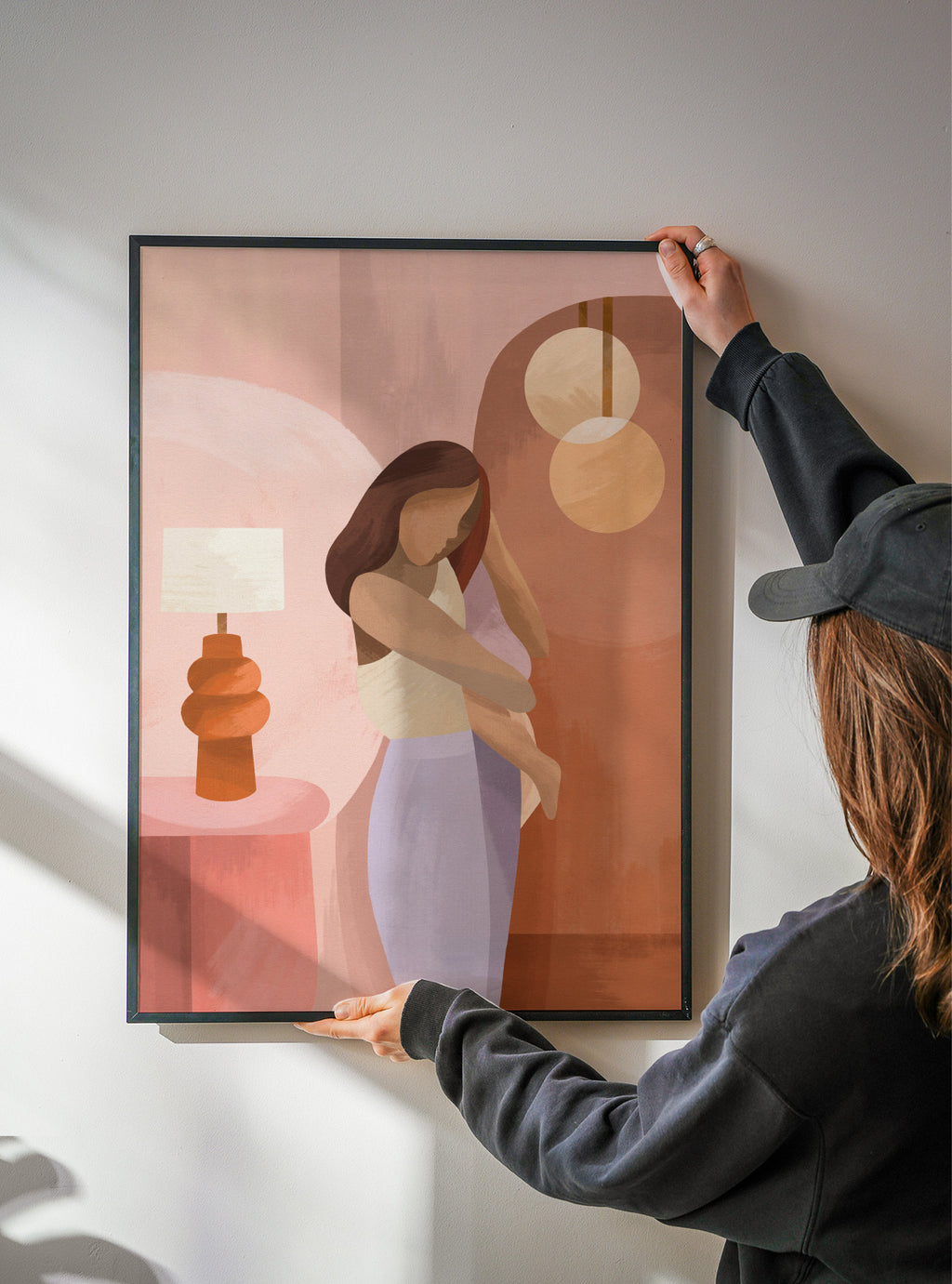 The Loving Mother - Framed poster detail