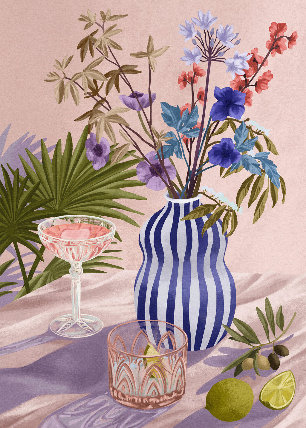 Lilac Summer - Unframed art print