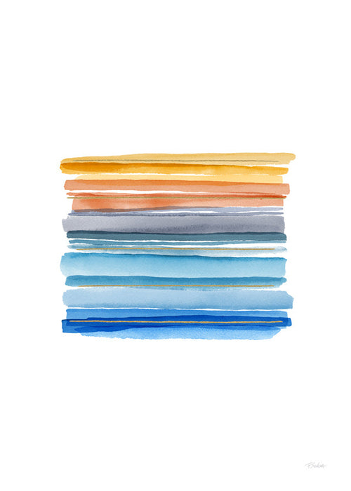 Minimalistische aquarelstrepen
