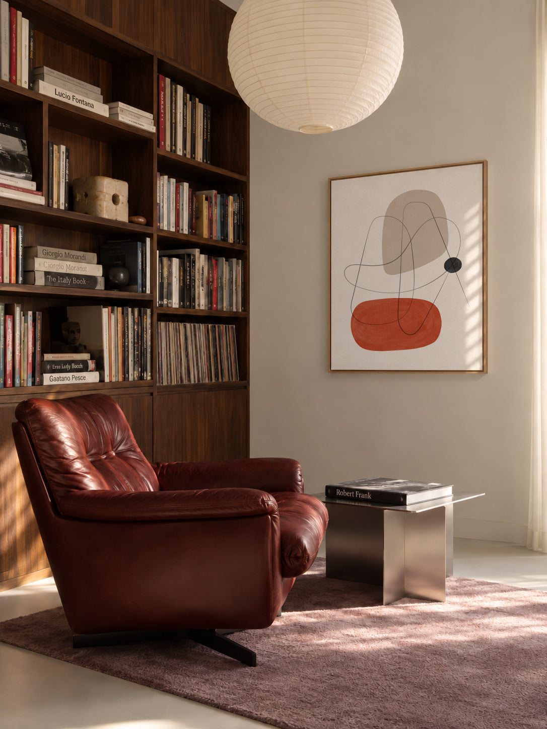 Abstract N1 - Framed canvas in an interior
