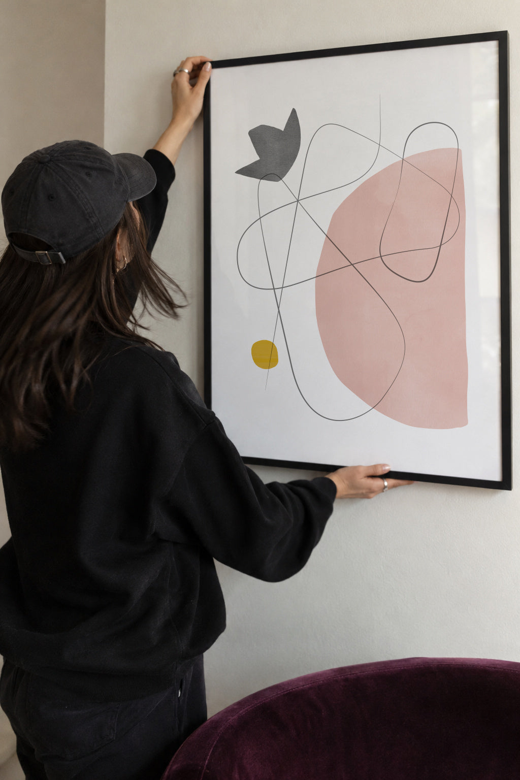 Abstract N2 - Framed poster detail