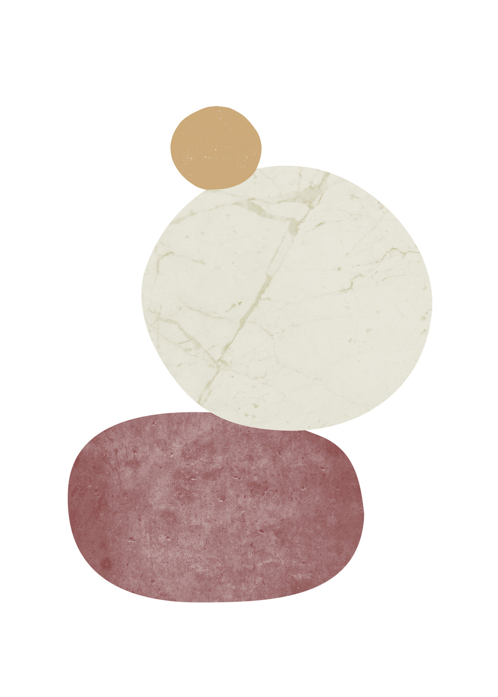 Pebbles N3 - Unframed art print