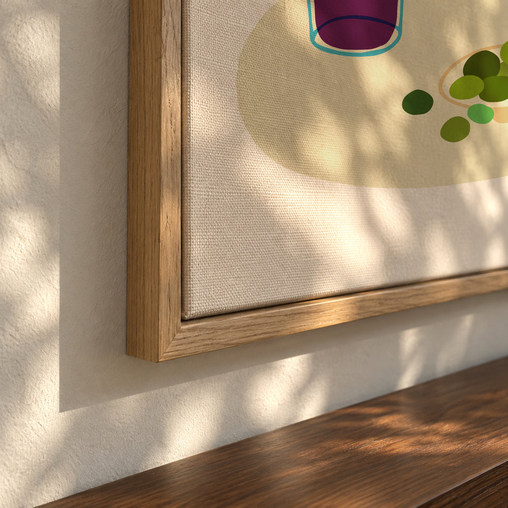 Vermouth - Framed canvas detail