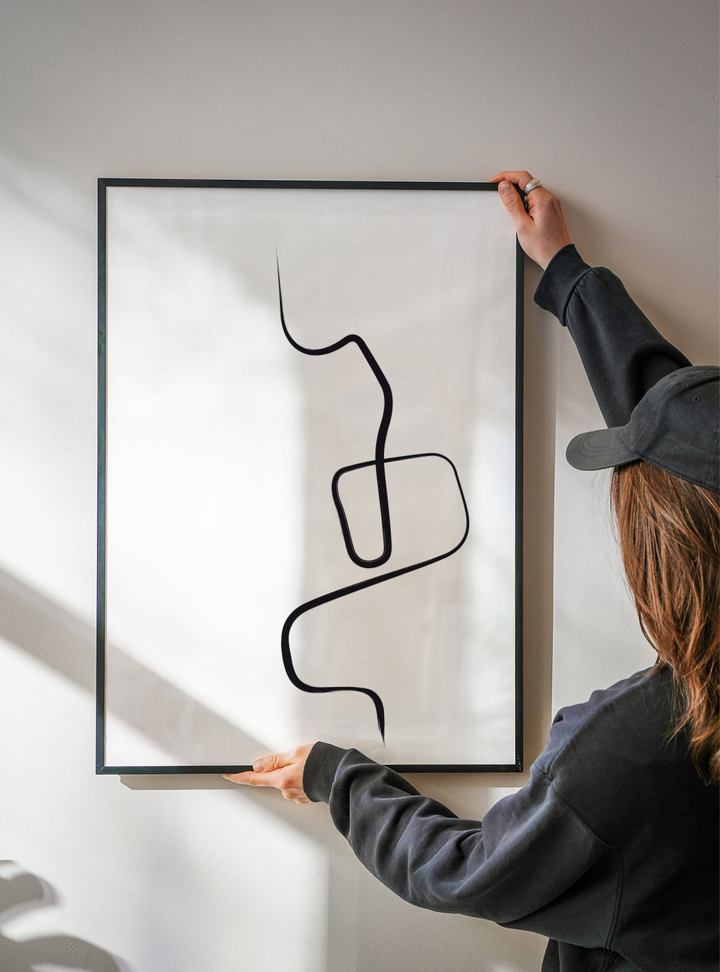 Ink Lines 3 - Framed poster detail