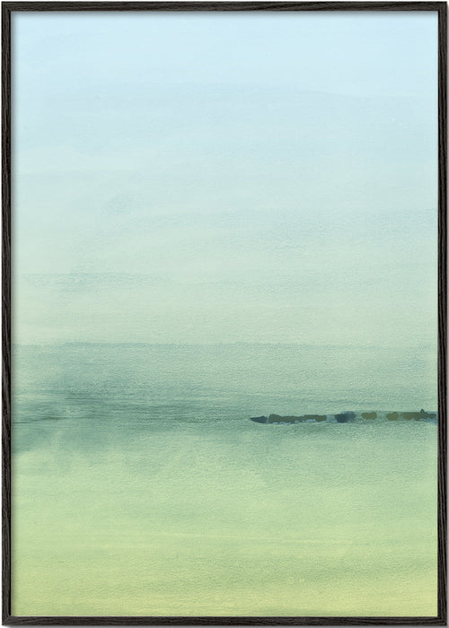Landschapskunst met zachte was-horizon