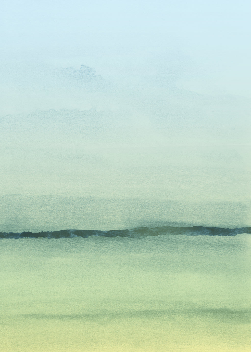 Watercolor Landscape N 6 - Unframed art print