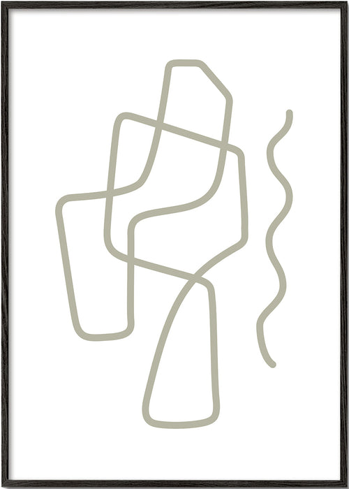 Minimalistisch design met organische lijnen