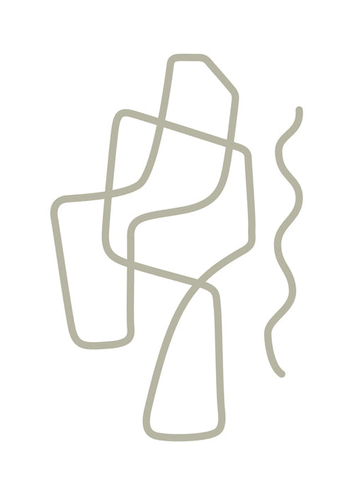 Minimalistisch design met organische lijnen