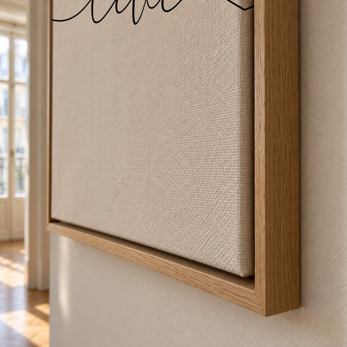 Live - Framed canvas detail