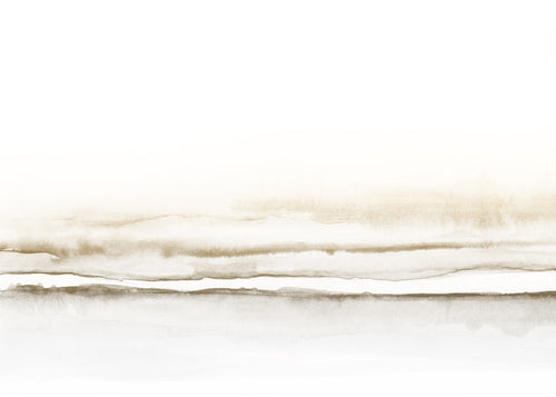 Landschap aquarel minimal