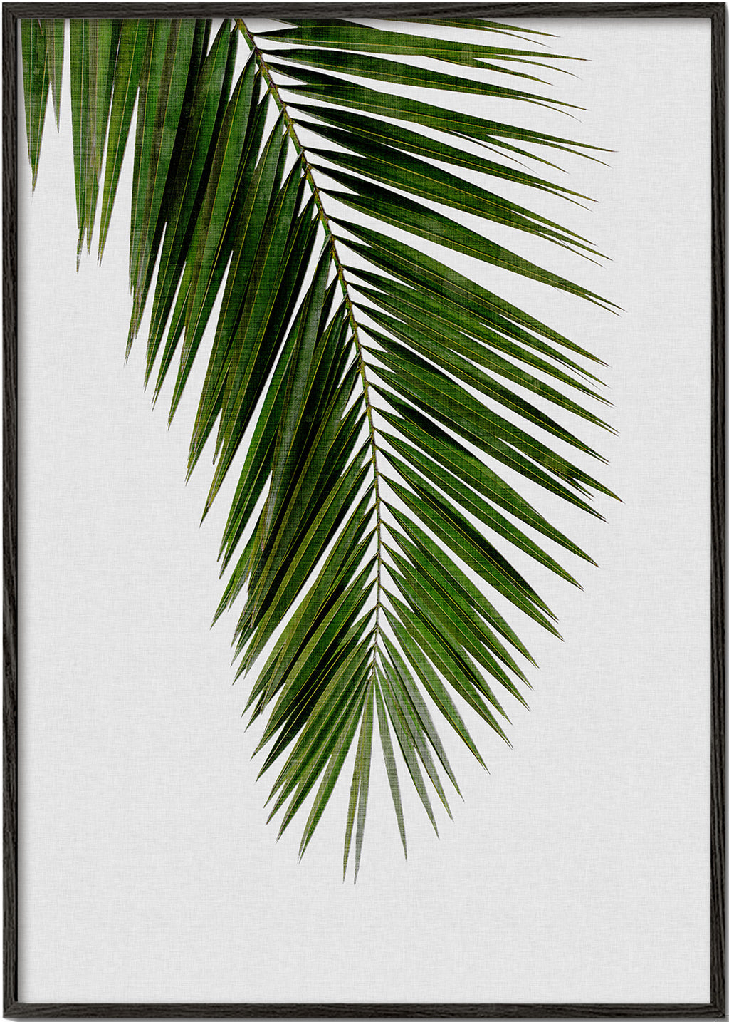 Botanische print: verticaal palmblad